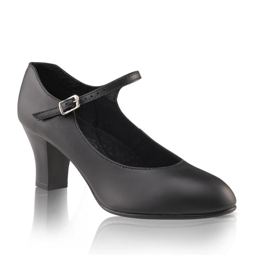 Black capezio character shoes gently used
